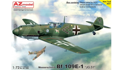 Bf 109E-1 Messerschmitt - AZ MODEL AZ7699 1/72