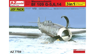 Bf 109G-5/6/8/14 Messerschmitt - AZ MODEL AZ7704 1/72