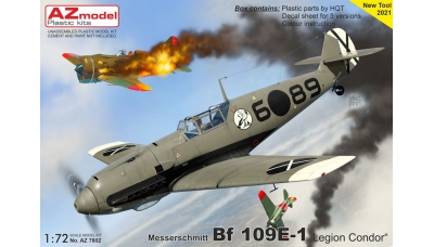 Bf 109E-1 Messerschmitt - AZ MODEL AZ7802 1/72