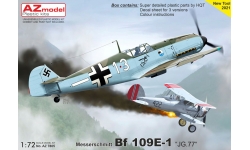 Bf 109E-1 Messerschmitt - AZ MODEL AZ7805 1/72