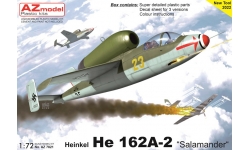 He 162A-2 Heinkel, Volksjäger - AZ MODEL AZ7821 1/72