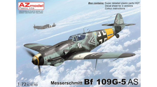 Bf 109G-5/AS Messerschmitt, Gustav - 1/72 AZ MODEL AZ7832