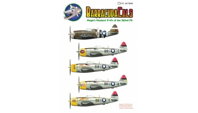 P-47D Republic, Thunderbolt - BARRACUDACALS BC72038 1/72