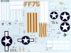 F4U-1/1A Corsair - BARRACUDACALS BC72010 1/72