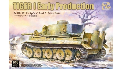 Tiger I, Pz. Kpfw. VI, Sd.Kfz. 181, Ausf. E, Henschel - BORDER MODEL BT-034 1/35