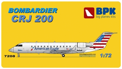 CRJ200 Bombardier - BPK 7208 1/72