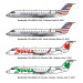 CRJ200 Bombardier - 1/72 BPK (BIG PLANES KITS) 7208