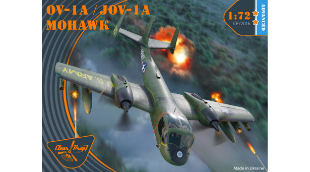 OV-1A / JOV-1A Grumman, Mohawk - 1/72 CLEAR PROP CP72016. Серия ADVANCED KIT OV-1A / JOV-1A Grumman, Mohawk - 1/72 CLEAR PROP CP72016. Серия ADVANCED KIT
