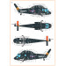 UH-2A (HU2K-1) / UH-2B / SH-2D Kaman, Seasprite - 1/72 CLEAR PROP CPD72001. Набор афтермаркета