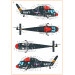 UH-2A (HU2K-1) / UH-2B / SH-2D Kaman, Seasprite - 1/72 CLEAR PROP CPD72001. Набор афтермаркета