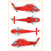 UH-2A (HU2K-1) / UH-2B / SH-2D Kaman, Seasprite - 1/72 CLEAR PROP CPD72001. Набор афтермаркета