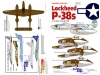 P-38H/J/L Lockheed, Lightning - CUTTING EDGE CED48031 1/48