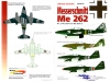 Me 262A-1а/2a Messerschmitt - CUTTING EDGE CED48103 1/48