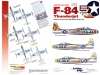 F-84G Republic, Thunderjet - CUTTING EDGE CED48106 1/48