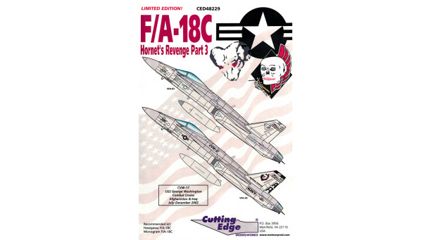 F/A-18C McDonnell Douglas, Hornet - 1/48 CUTTING EDGE CED48229