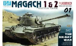 M48A1, Magach 1 & M48A2C, Magach 2, Patton, Chrysler Defense Engineering - DRAGON 3565 1/35