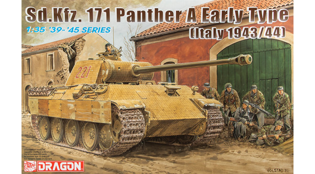 Panther, Panzerkampfwagen V, Sd.Kfz. 171, Ausf. A, MAN - 1/35 DRAGON 6160 Panther, Panzerkampfwagen V, Sd.Kfz. 171, Ausf. A, MAN - 1/35 DRAGON 6160