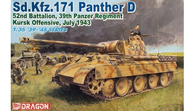 Panther, Panzerkampfwagen V, Sd.Kfz. 171, Ausf. D, MAN - DRAGON 6164 1/35