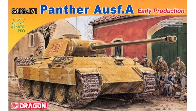 Panther, Panzerkampfwagen V, Sd.Kfz. 171, Ausf. A, MAN - DRAGON 7499 1/72