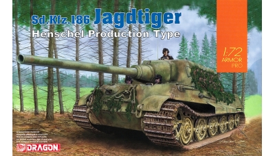Panzerjäger Tiger, Sd. Kfz. 186, Ausf. B, Henschel, Jagdtiger - DRAGON 7563 1/72