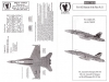 F/A-18C McDonnell Douglas, Hornet - EAGLE STRIKE 48003 1/48