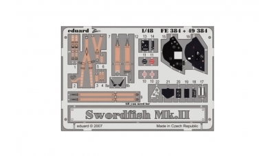 Фототравление для Swordfish Mk. II Fairey (TAMIYA) - EDUARD 49384 1/48
