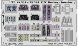 Фототравление для T-2C/E North American, Buckeye (WOLFPACK DESIGN) - EDUARD 73534 1/72