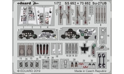 Фототравление для Су-27УБ (ЗВЕЗДА) - EDUARD SS652 1/72