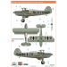 B-534 I./II./III. verze Avia - 1/144 EDUARD 4451. QUATTRO COMBO. Комплект из четырех моделей