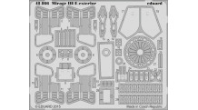 Фототравление для Mirage IIIE Dassault (KINETIC) - EDUARD 48866 1/48