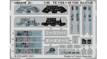 Фототравление для Су-27УБ (GREAT WALL HOBBY) - EDUARD 491154 1/48