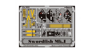 Фототравление для Swordfish Mk. I Fairey (TAMIYA) - EDUARD 49212 1/48