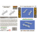Hurricane Mk. I Hawker. Выхлопные патрубки (AIRFIX) - 1/48 EDUARD 648230 Hurricane Mk. I Hawker. Выхлопные патрубки (AIRFIX) - 1/48 EDUARD 648230