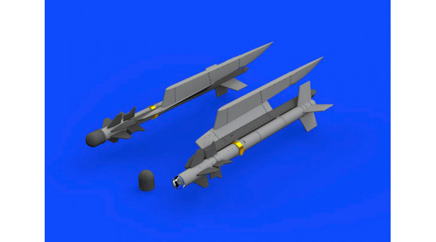 Ракета авиационная R.550 Magic 1 Matra класса "воздух-воздух" - 1/48 EDUARD 648322 Ракета авиационная R.550 Magic 1 Matra класса "воздух-воздух" - 1/48 EDUARD 648322