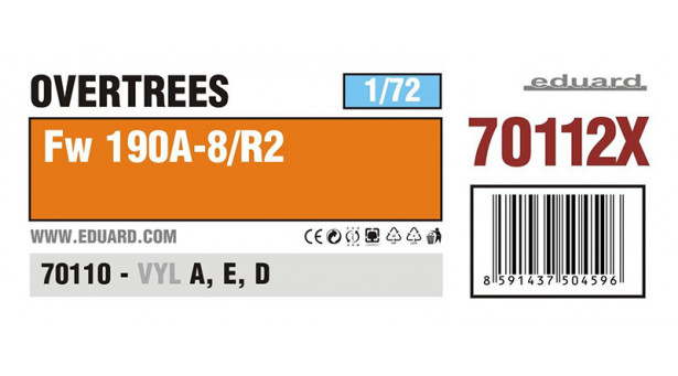 Fw 190A-8/R2 Focke-Wulf, Würger - 1/72 EDUARD 70112X. OVERTREES