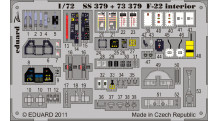 Фототравление для F-22A Lockheed Martin, Raptor (FUJIMI) - EDUARD 73379 1/72