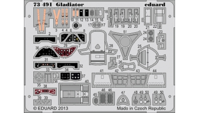 Фототравление для Gladiator Mk. I/II Gloster (AIRFIX) - EDUARD 73491 1/72