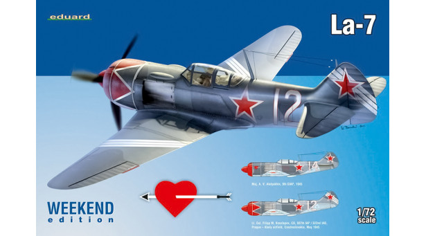 Истребитель КБ Лавочкина Тип 7 - 1/72 EDUARD 7425. WEEKEND edition