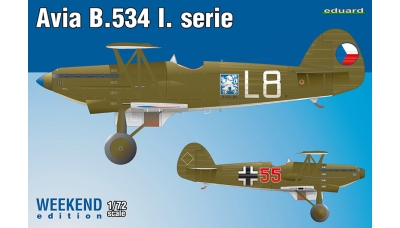 B-534 I. verze Avia - EDUARD 7446 1/72