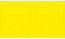 Маски для Kfir C-2/C-7 IAI (AMK) - EDUARD EX408 1/48