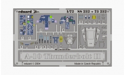 Фототравление для A-10A/C Fairchild Republic, Thunderbolt II (ITALERI) - EDUARD SS232 1/72
