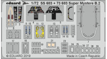Фототравление для Super Mystère B.2, Sa'ar, Dassault, IAI (SPECIAL HOBBY) - EDUARD 73683 1/72
