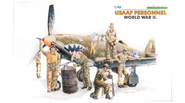 Фигурки пилотов ВВС США периода Второй Мировой Войны - 1/48 EDUARD 8502 Фигурки пилотов ВВС США периода Второй Мировой Войны - 1/48 EDUARD 8502
