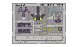 Фототравление для F-15C McDonnell Douglas, Eagle (HASEGAWA) - EDUARD FE274 1/48