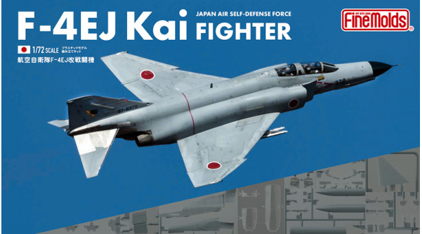 F-4EJ KAI McDonnell Douglas, Mitsubishi, Phantom II - 1/72 FINE MOLDS FP38 F-4EJ KAI McDonnell Douglas, Mitsubishi, Phantom II - 1/72 FINE MOLDS FP38