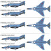 F-4EJ KAI McDonnell Douglas, Mitsubishi, Phantom II - 1/72 FINE MOLDS FP40 F-4EJ KAI McDonnell Douglas, Mitsubishi, Phantom II - 1/72 FINE MOLDS FP40