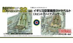 Ремни пристяжные самолетов Великобритании 1939-1945 гг - FINE MOLDS NH6 Nano Aviation 1/32