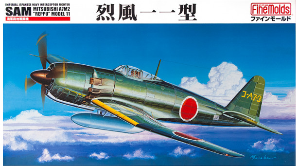 A7M2 Mitsubishi, Reppu, Sam - 1/48 FINE MOLDS FB12