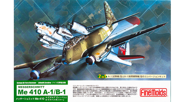 Me 410A-1 & B-1 Messerschmitt, Hornisse - 1/72 FINE MOLDS FL4 Me 410A-1 & B-1 Messerschmitt, Hornisse - 1/72 FINE MOLDS FL4
