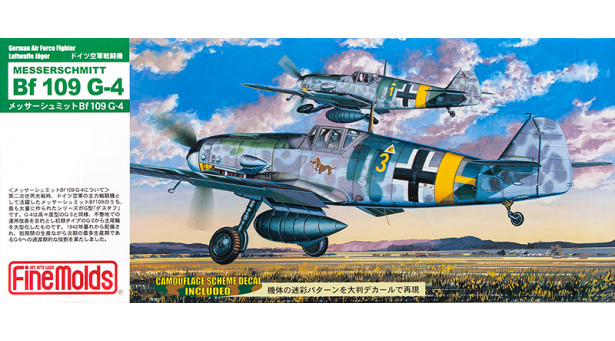 Bf 109G-4 Messerschmitt, Gustav - 1/72 FINE MOLDS FL7